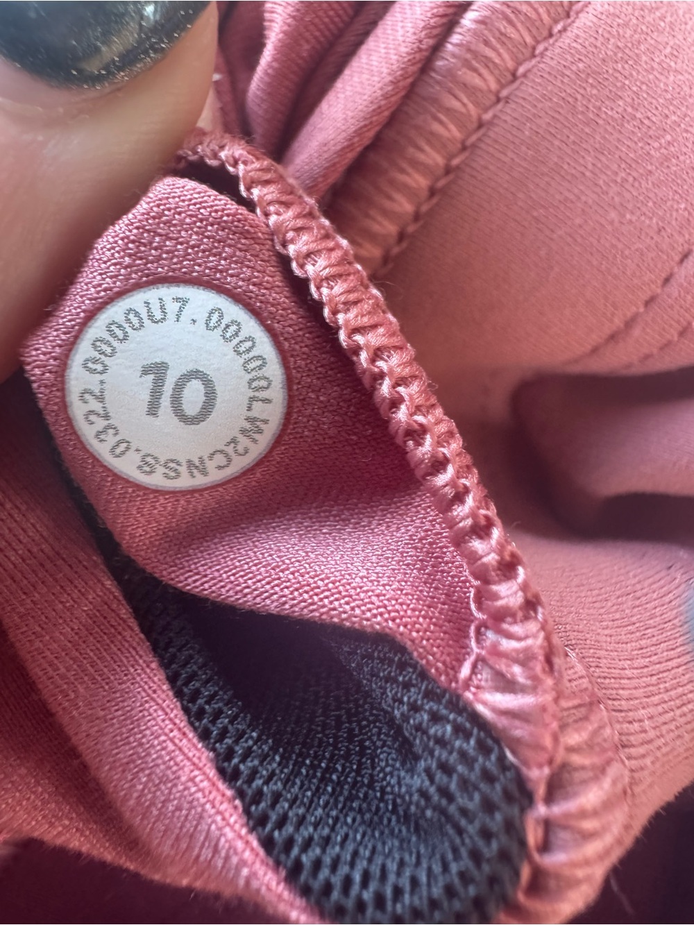 Lululemon x Soul High Neck Sports Bra Size 10 Dusty Rose - Picture 3 of 3